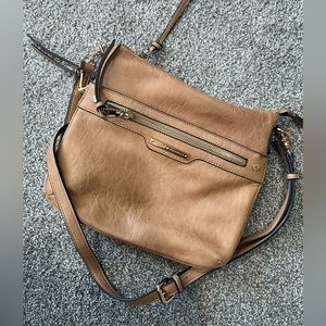 Poppy and peonies cross body ( TAN)